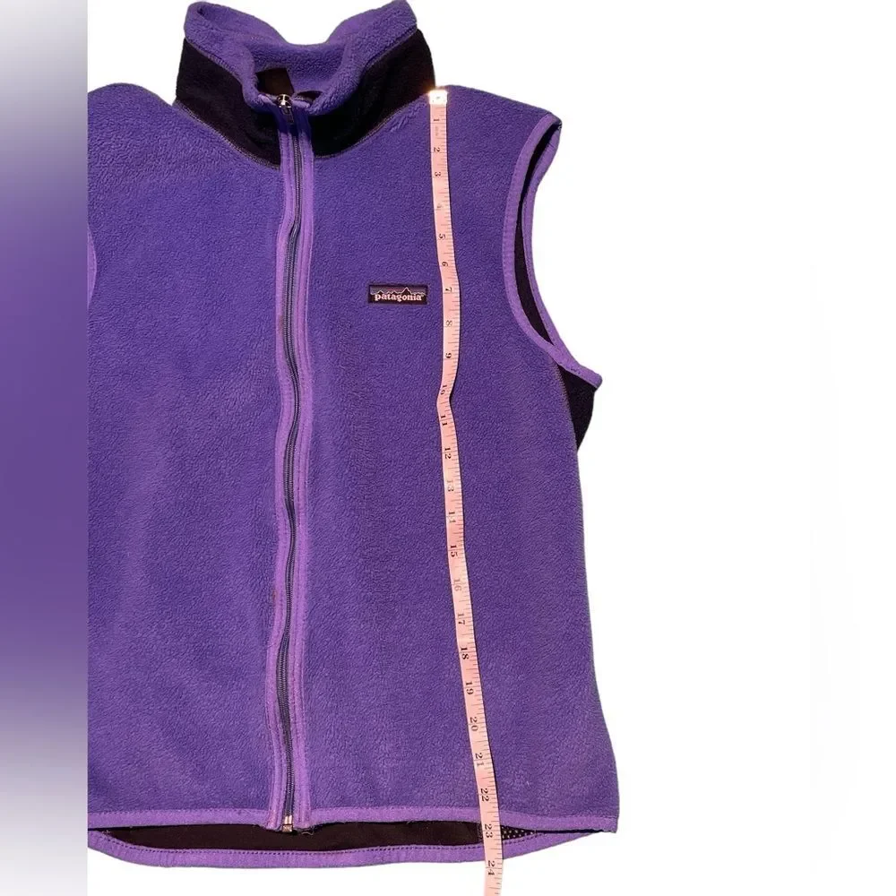 PATAGONIA women’s purple/black vest. Size M - Picture 8 of 11